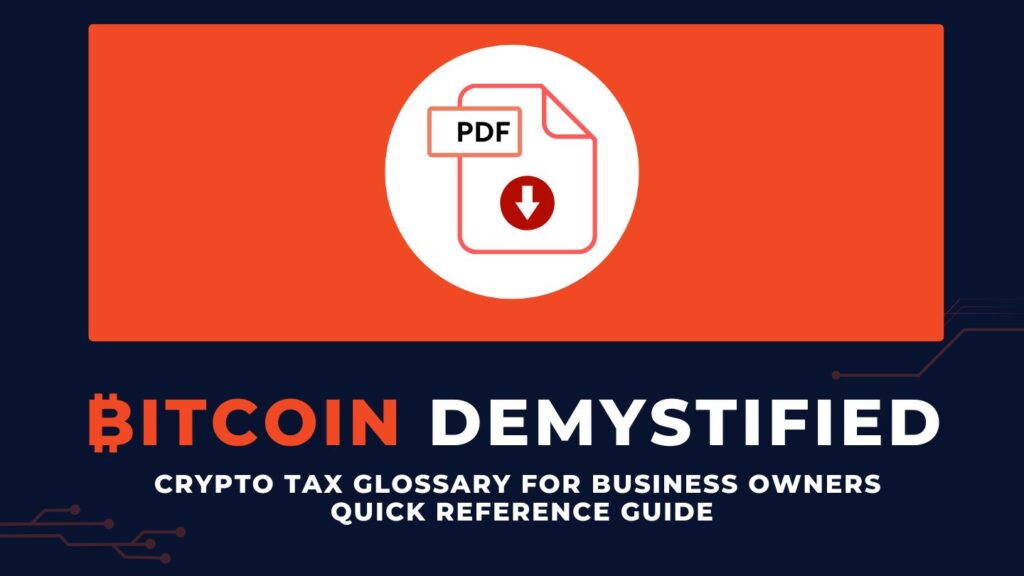 Crypto Tax Glossary for Business Owners